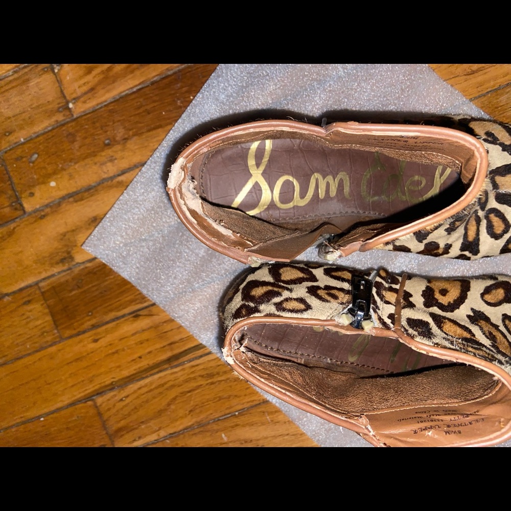 Sam Edelman Leopard Booties - Picture 4 of 6
